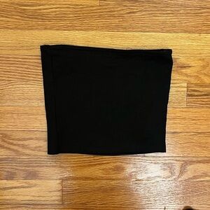 Edikted Black strapless Tube Top